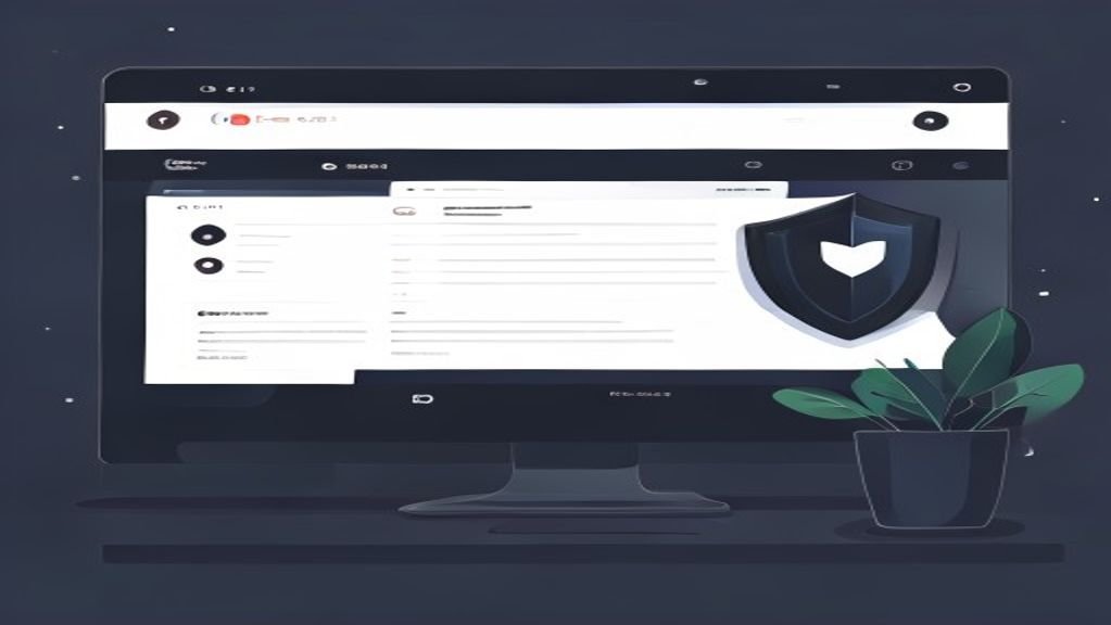 Illustration of a browser settings screen choosing a private search engine as the default