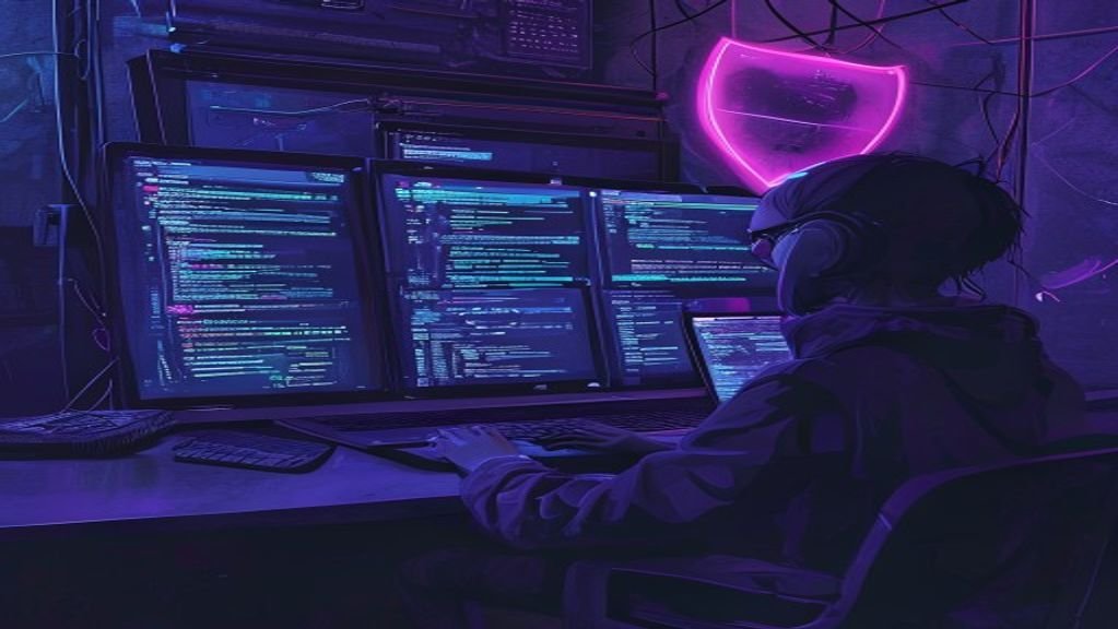 Person comparing Google AI search with private metasearch alternatives on a laptop