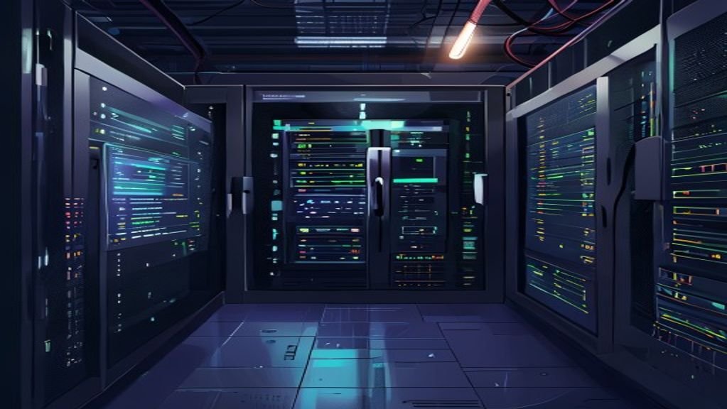 Illustration of a VPS running a private SearXNG metasearch instance in Docker