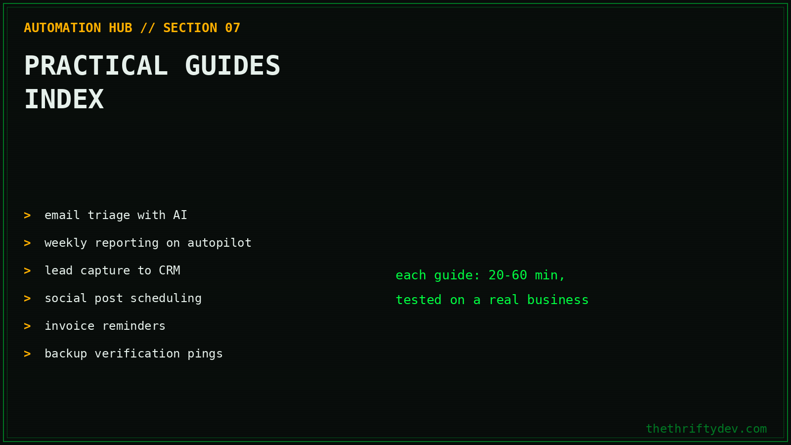 automation 07 guides