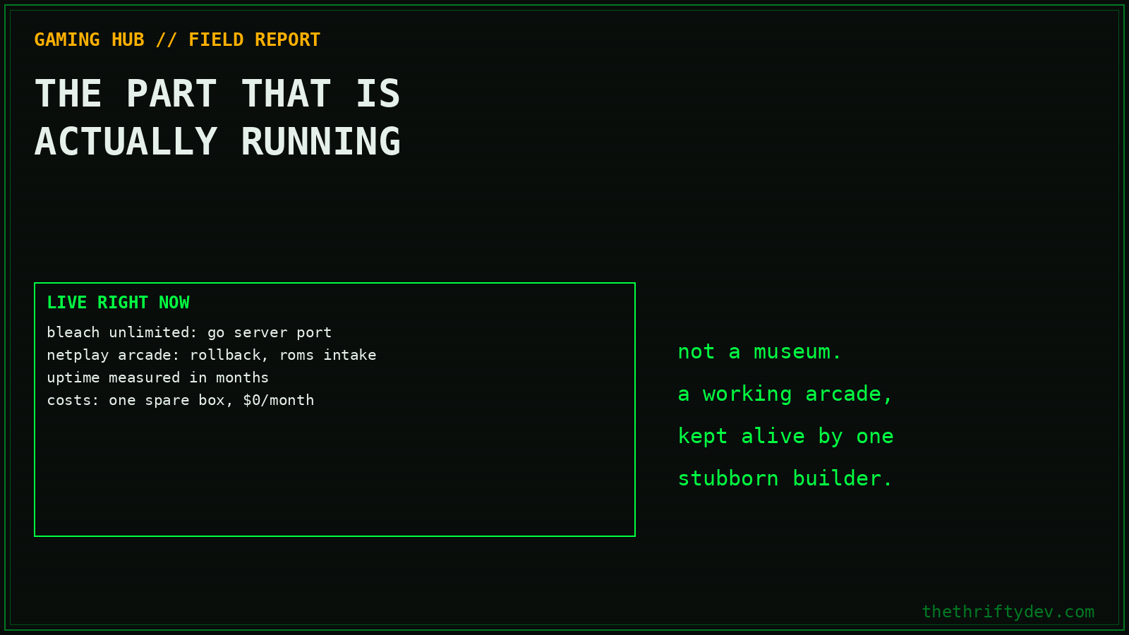 gaming 02 running