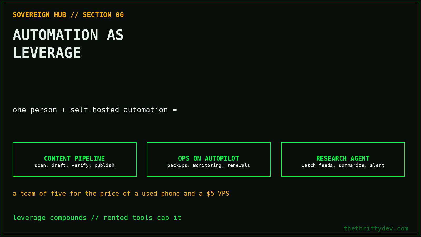 sovereign 06 automation