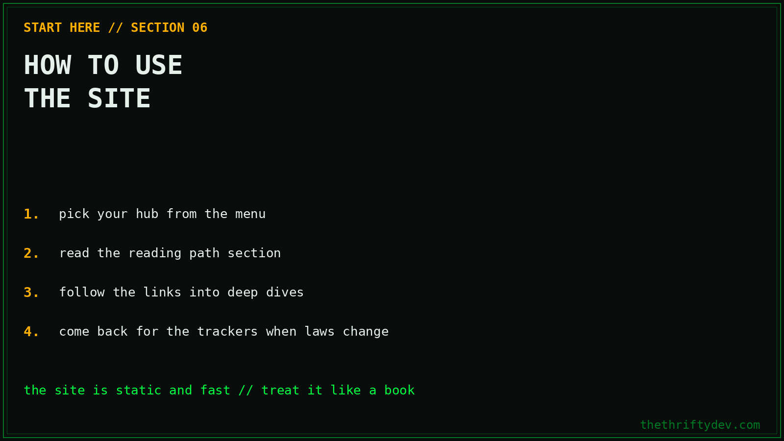 starthere 05 howto